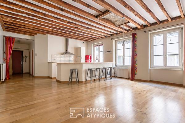 Duplex en dernier etage au coeur de la Préfecture