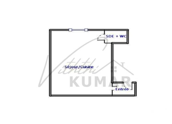 Studio à vendre 17 m² Clichy-sous-Bois