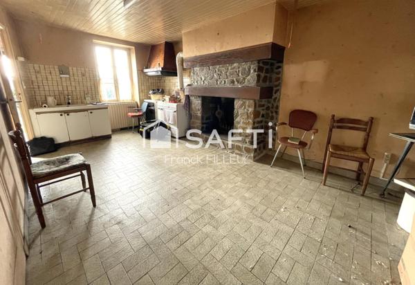 Jolie maison ancienne avec garage, cadre de rêve!