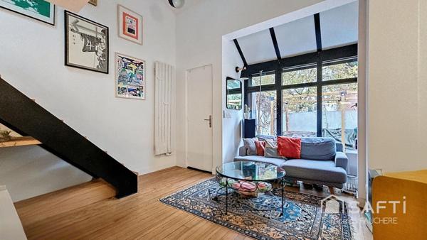 Duplex 60m² Centre-ville, Jardin 80m², RER E 15mn