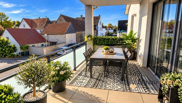 HURTIGHEIM - superbe F2 avec terrasse et garage