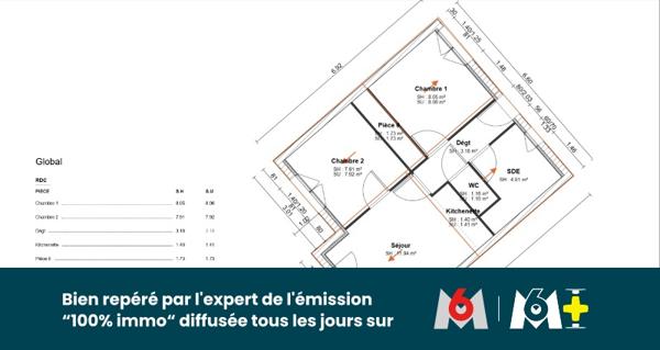 Maison 40 m² à Bretignolles-sur-Mer