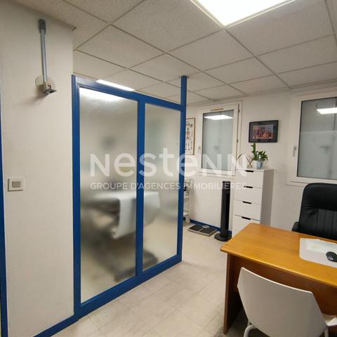 Basse-Indre : bureau / appartement 3 pièces + parking