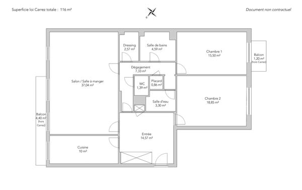 Appartement Paris 17e - NIEL