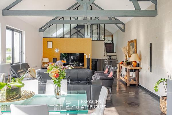 Loft au style brut et élégant