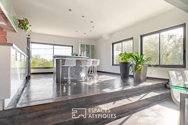 Loft au style brut et élégant