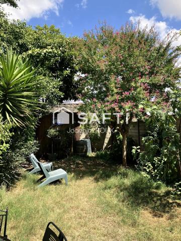 Maison 3 chambres, bureau et jardin