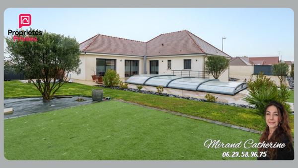 Villa plain-pied 145 m² - Piscine à Creney-près-Troyes