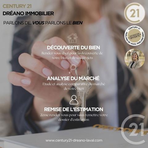 Maison à vendre  4 pièces - 57 m2 CUILLE - 53