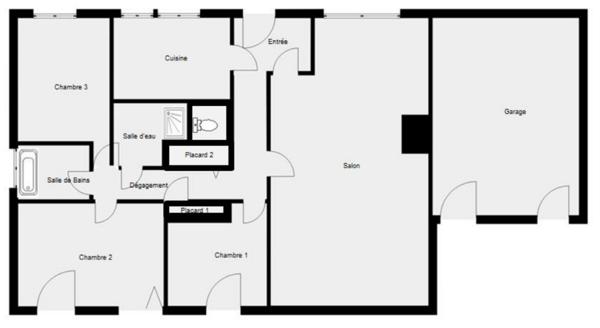 Maison à vendre 4 pièces 92,24 m² Dreux