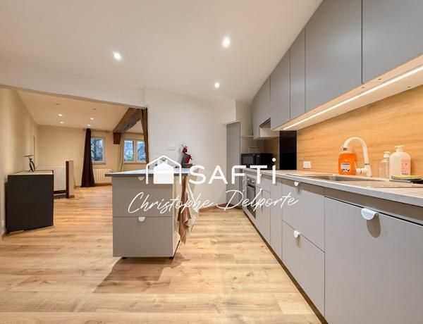 T4 Duplex 77m² rénové bord de l’eau – Cachet rare