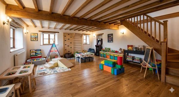 Maison avec Extension et Grange attenante aménagée à Vendre Escoubes.