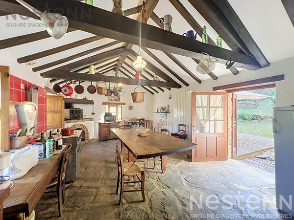 Mas cévenol de caractère avec 22 hectares, pierre sèche et vues panoramiques ? Saint Germain de Calberte