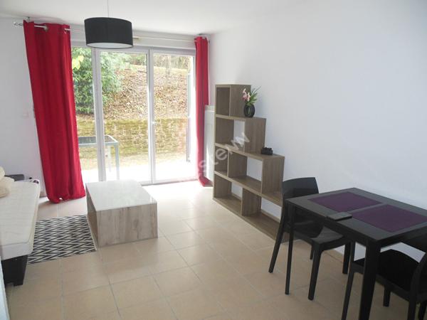 Toulouse 31400 Rangueil T2 meublé de 39.42m² terrasse de 4,.95m² 2 places de parking , bien agencé et calme avec vue arborée