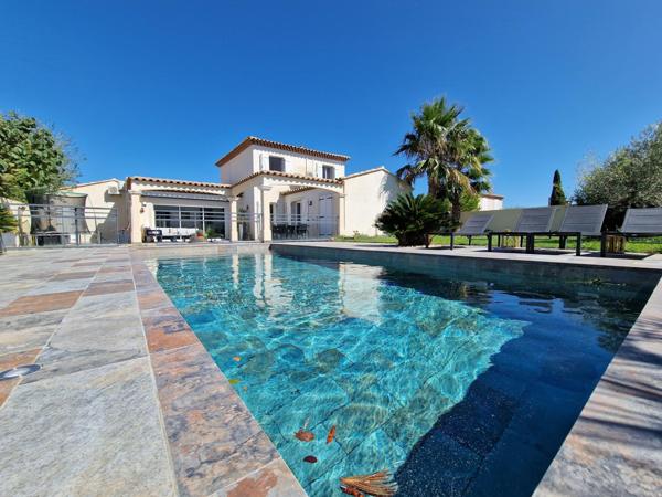 maison 4 chambres + bureau avec piscine