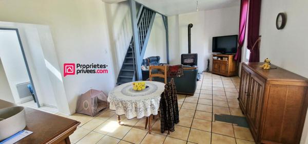 Maison de 79 m² 4 pièces - 2 chambres et un bureau  - dépendances - terrain de 3200 m²