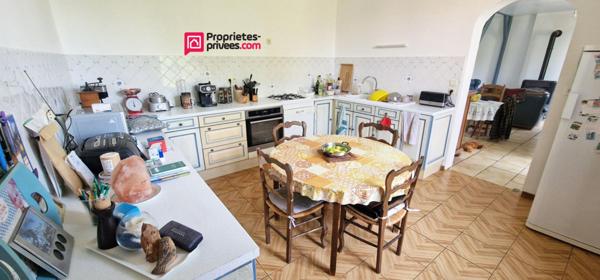 Maison de 79 m² 4 pièces - 2 chambres et un bureau  - dépendances - terrain de 3200 m²