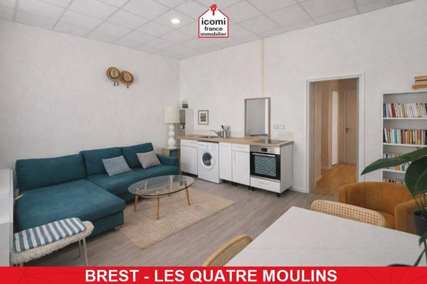 A VENDRE - APPARTEMENT - 1 CHAMBRE - DPE D - IDEALEMENT SITUE - DALLE BETON - STATIONNEMENT AISE.