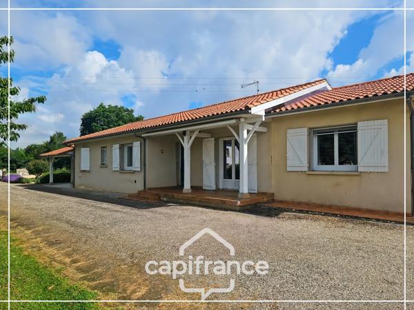 Belle maison familiale de 5 pièces, grand terrain piscinable à Valence d’agen, hangar