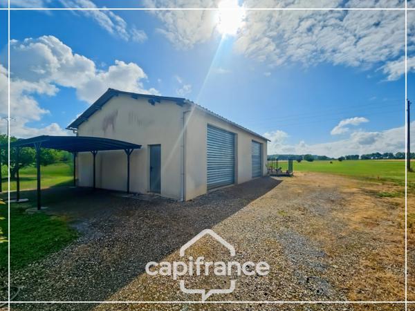 Belle maison familiale de 5 pièces, grand terrain piscinable à Valence d’agen, hangar