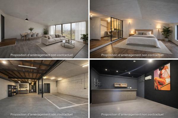 atelier + loft résidentiel – idéal artisan / activité + habitation