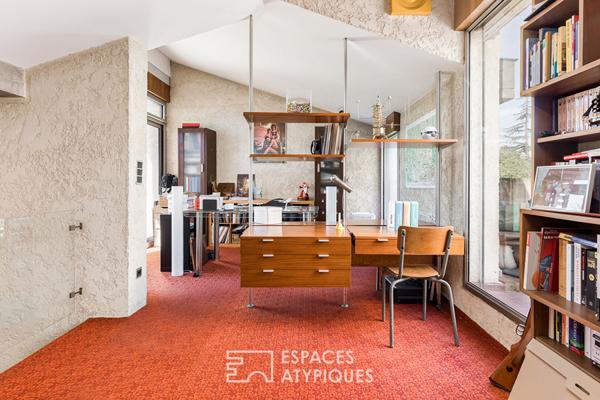 Maison d’architecte brutaliste à Blagnac