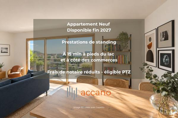 3 pièces traversant à la vue dégagée