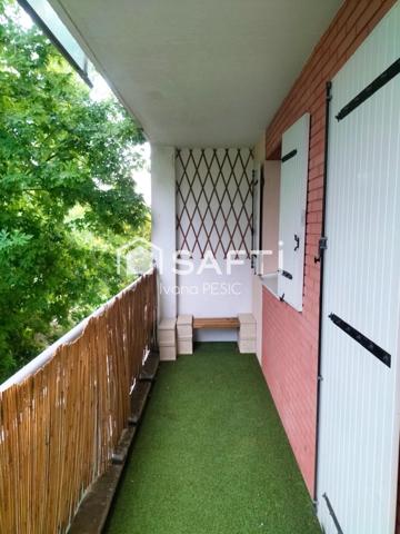 Bonne rentabilité – T2 avec balcon, parking, cave
