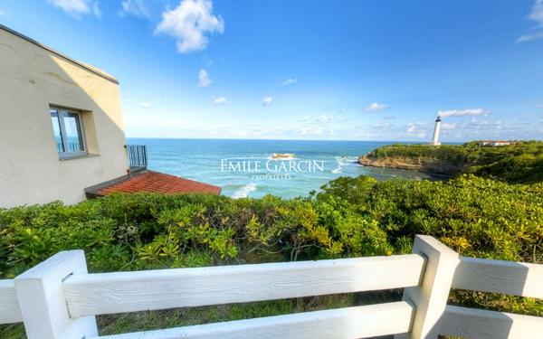 A vendre appartement avec terrasse vue mer à Biarritz