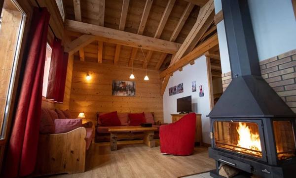 Chalet 156m² utiles – Refuge montagnard pour 9 personnes : élégance, confort & bien-être à Plagne 1800