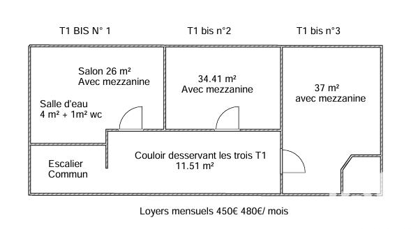 Appartement à vendre 11 pièces 375 m² Le Boulay-Morin