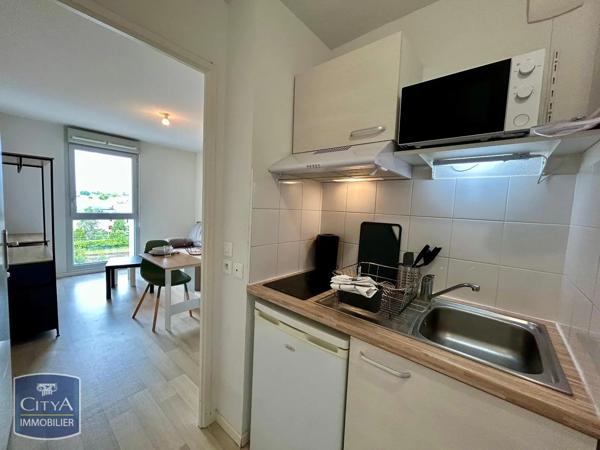 Appartement à louer 1 pièce 19.21m² Tours (37000)