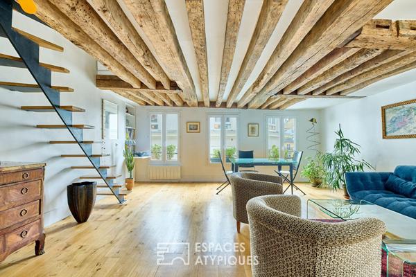 Duplex d’angle en dernier étage – Sentier