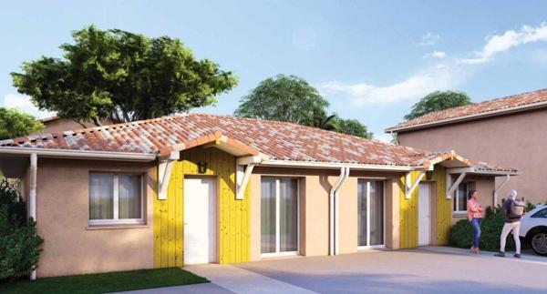 maison T3 avec parkings et jardin