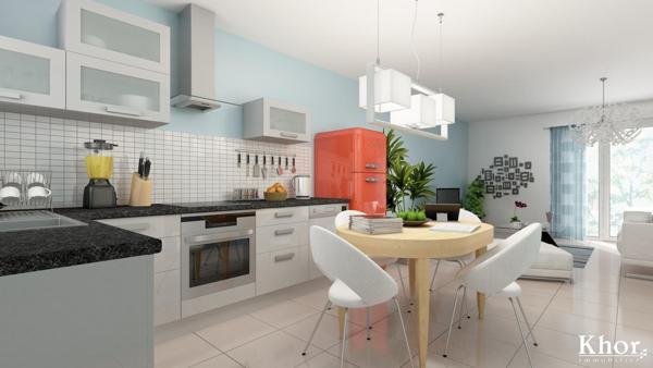maison T3 avec parkings et jardin