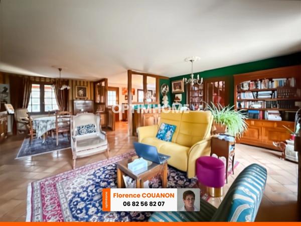 Maison familliale de 130 M² (120 m² loi carrez)avec véranda et beau jardin à vendre 7 pièces - SAINT CYR SOUS DOURDAN (91)- 45 KM de PARIS.