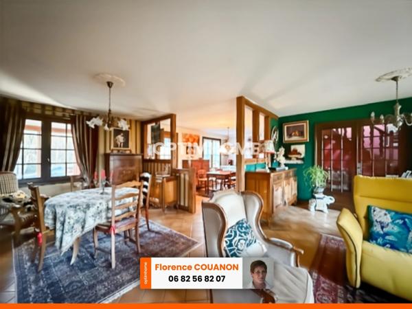 Maison familliale de 130 M² (120 m² loi carrez)avec véranda et beau jardin à vendre 7 pièces - SAINT CYR SOUS DOURDAN (91)- 45 KM de PARIS.