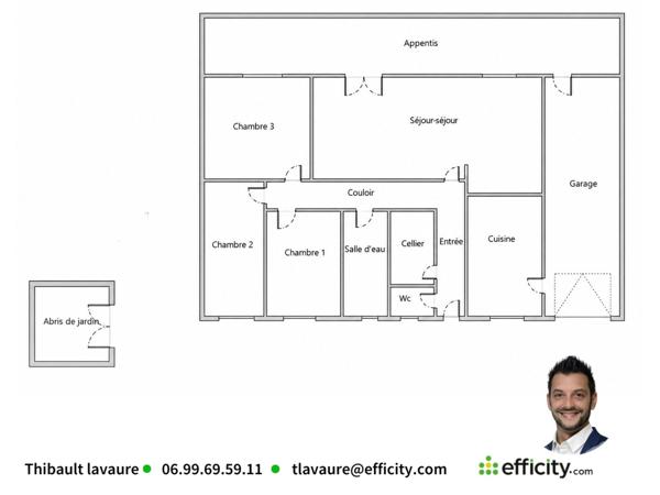 Maison
         4 pièces
        - 88 m²