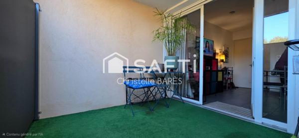 Charmant T1 avec terrasse et place de parking privée- résidence Nature Park