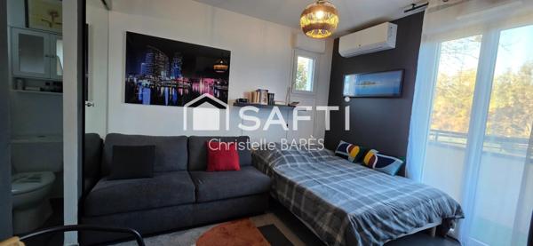 Charmant T1 avec terrasse et place de parking privée- résidence Nature Park