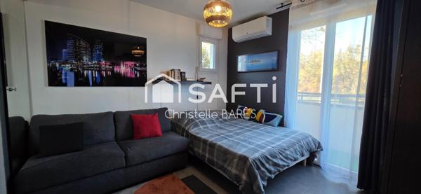 Charmant T1 avec terrasse et place de parking privée- résidence Nature Park