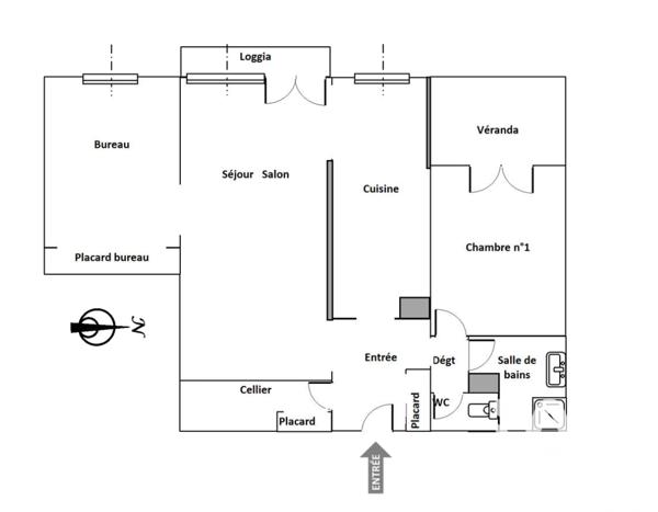Appartement à vendre 3 pièces 84 m² Saint-Jean-de-la-Croix