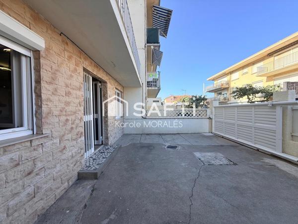 CANET EN ROUSSILLON PLAGE, MAISON AVEC EXTERIEUR ET STATIONNEMENT