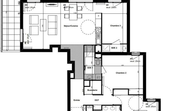 Vente Appartement P4 4P Terrasse Sud Ouest 100m Métro 9 Boulogne-billancourt   