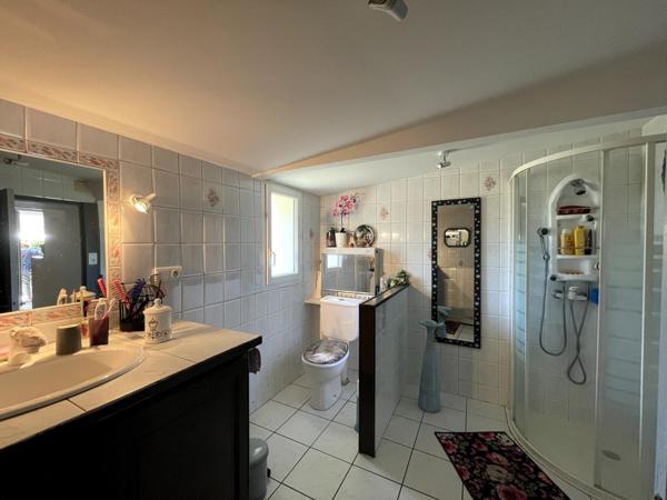 Maison en pierre, jardin arboré et clos