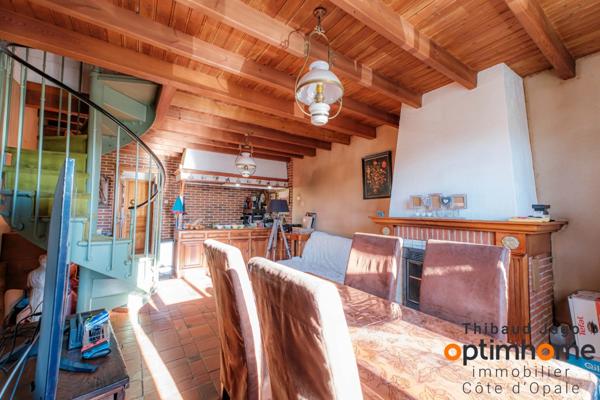 Maison à Ambleteuse avec vue imprenable sur la Slack et les dunes