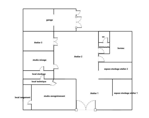 ENTREPOT - 500m2 - DRAVEIL 91210 - QUARTIER VILLA