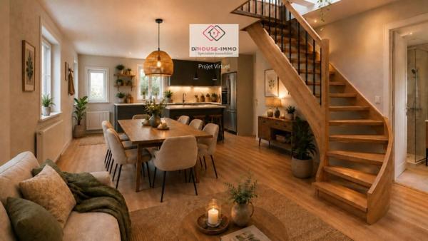 Maison à vendre 3 pièces de 70 m²