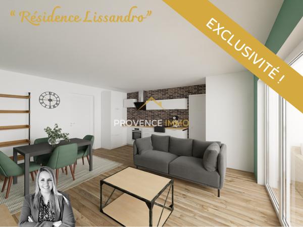 Miramas (13140) Bienvenue à la Résidence neuve Lissandro - 14 appartements - du 2 au 4 pièces - Eligible PTZ