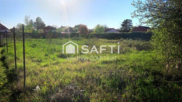 Terrain à bâtir de 952m²